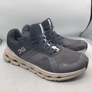 On Cloud Cloudrunner Mens 10 Black Eclipse Frost Athletic Shoes Casual Outdoors